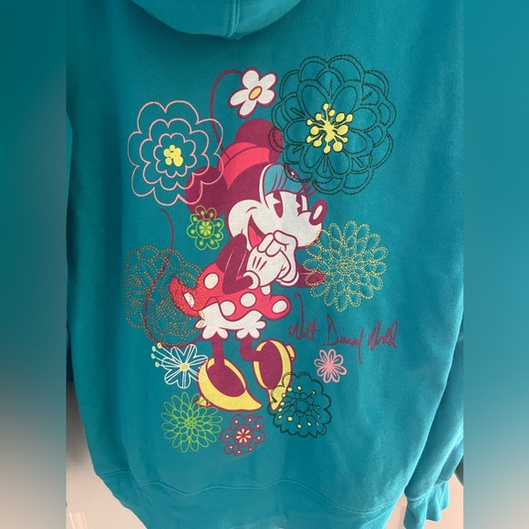 Disney Parks Walt Disney World Authentic Original Minnie Mouse Full Zip Large - Picture 5 of 7